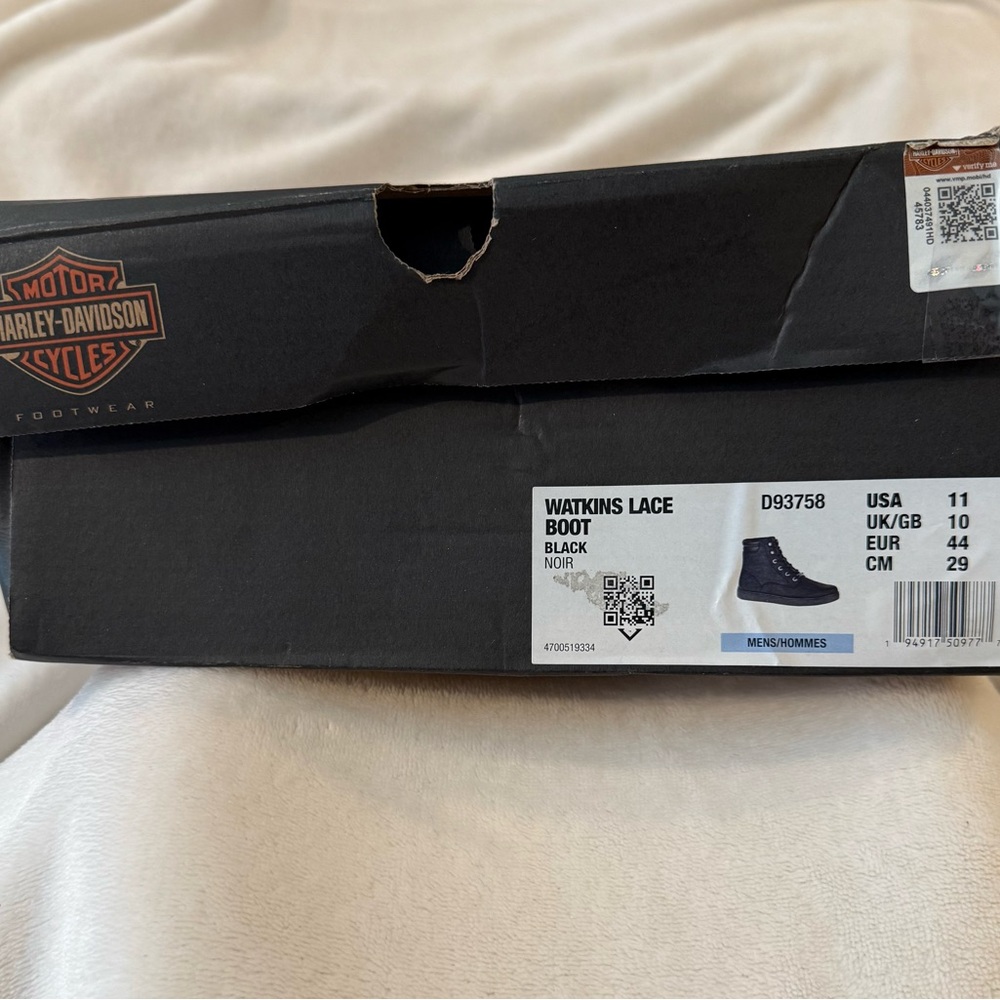 Harley-Davidson Black Motorcycle Boots